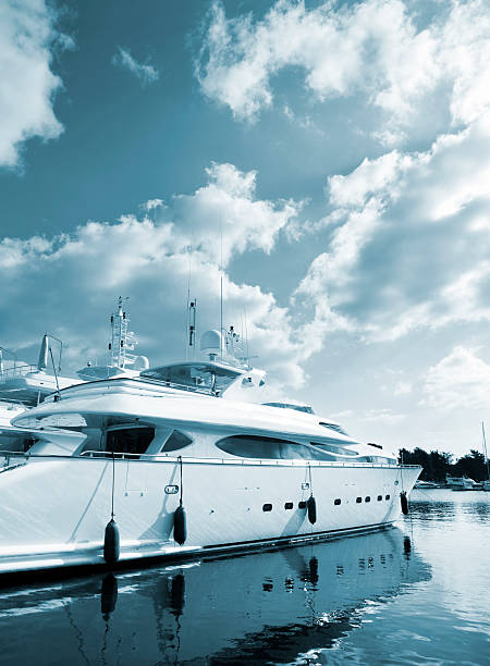 istock Perfect Yacht. Moody sky. Blue Toned. 171148637