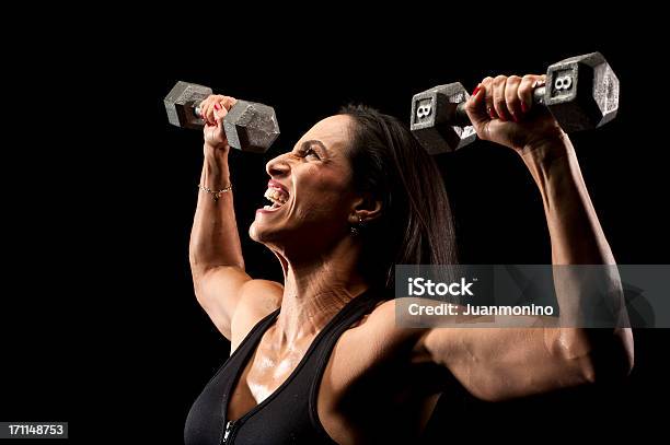 Foto de Culturismo e mais fotos de stock de Musculação com Peso - Musculação com Peso, Dor, Esporte