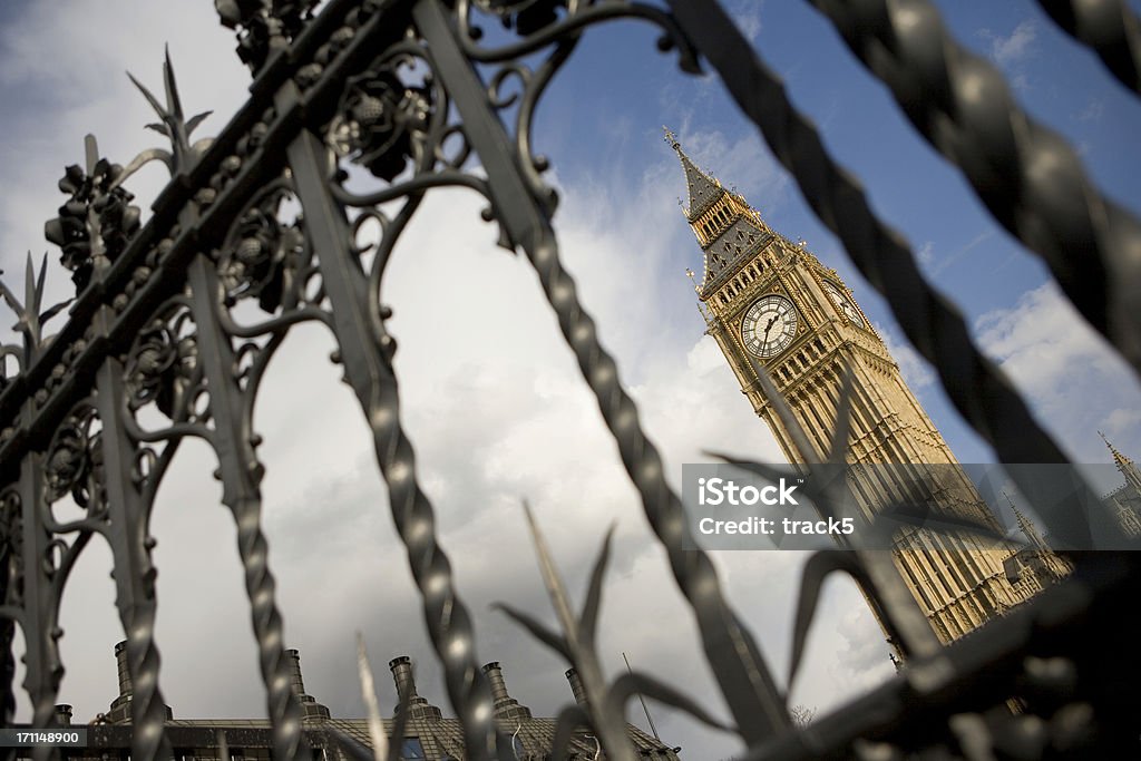 Big Ben hinter bars - Lizenzfrei Vereinigtes Königreich Stock-Foto