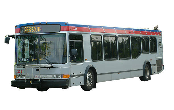 servicio de traslado en autobús. - bus coach bus tour bus isolated fotografías e imágenes de stock