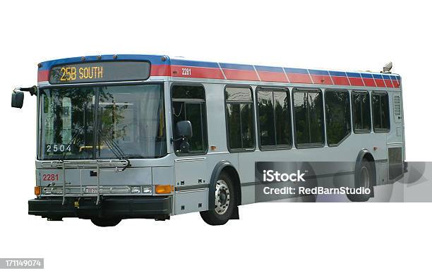 Foto de O Ônibus De Transporte e mais fotos de stock de Ônibus - Ônibus, Fundo Branco, Figura para recortar