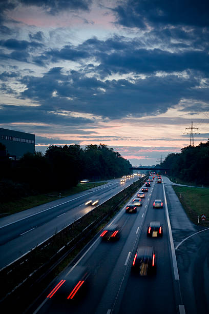 istock Traffic on motorway/Autobahn at dawn, rush-hour 171149634