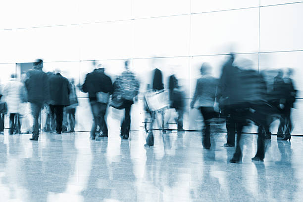 istock Crowd of Pedestrians Walking Indoors, Blurred Motion 171149703