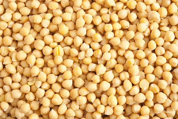 Photo of Soaked chickpeas background