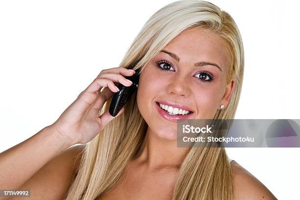 Linda Mulher Falando No Telefone - Fotografias de stock e mais imagens de 20-24 Anos - 20-24 Anos, 20-29 Anos, A usar um telefone