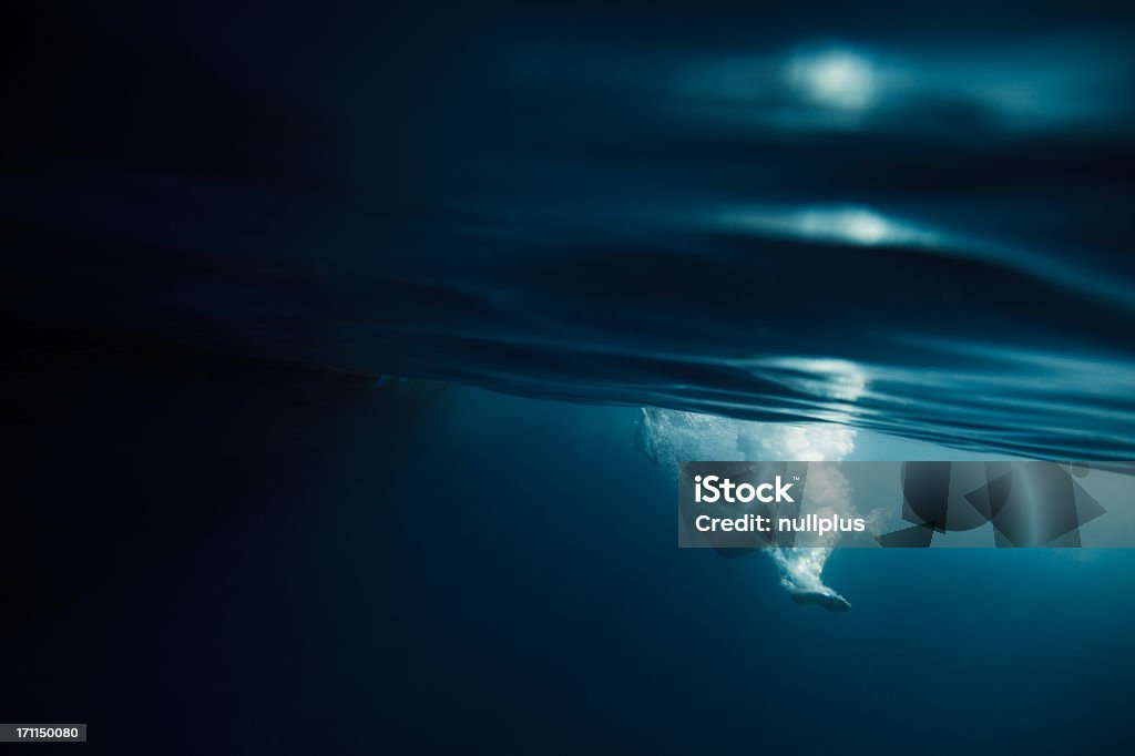 Прыжки в воду - Стоковые фото Под водой роялти-фри