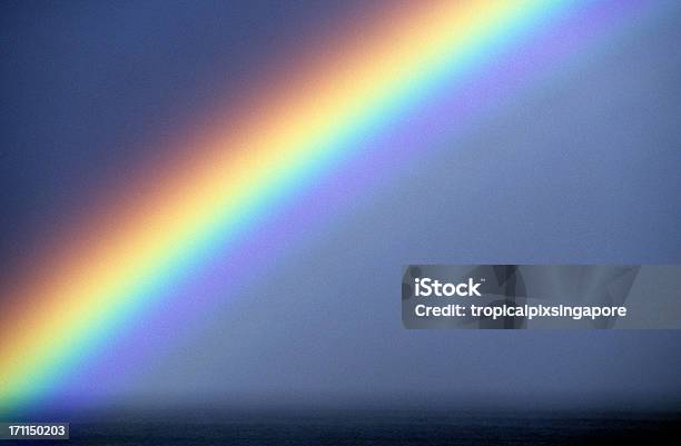 Usa Hawai Oahu North Shore Rainbow Foto de stock y más banco de imágenes de Agua - Agua, Arco iris, Clima tropical