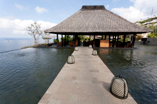View from bvlgari villa in Bali.