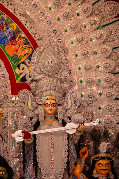 istock Goddess durga idol in pandal during navratri 1711504316
