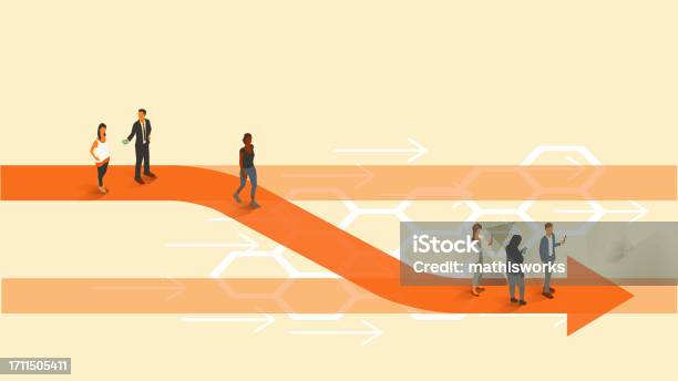 Task Realignment Photo Realignment Stock Illustration - Download Image Now - Change ...