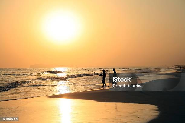 Pôr Do Sol Da Pesca Salalah Omã - Fotografias de stock e mais imagens de Praia - Praia, Omã, Salalah