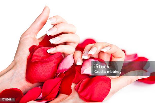 Foto de Unhas Manicure Francesa e mais fotos de stock de Adolescente - Adolescente, Adolescentes Meninas, Adulto