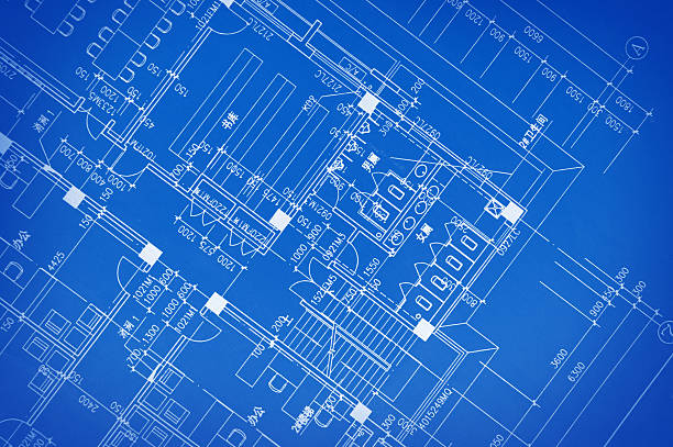 projekt budowlanych-inżynieria koncepcja dokumentu - construction three dimensional shape planning architect zdjęcia i obrazy z banku zdjęć