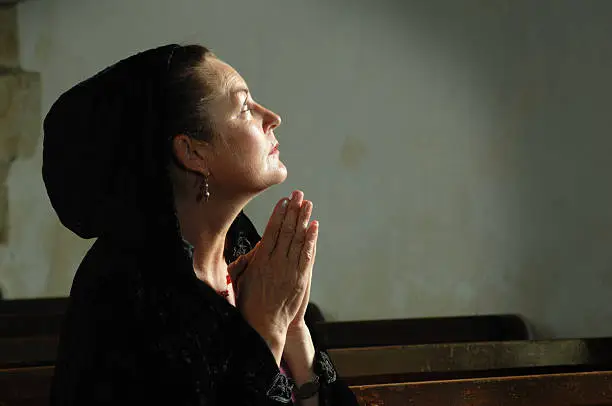 Photo of Lady at Prayer