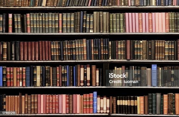 Old Books In A Library Stock Photo - Download Image Now - Bookshelf, Library, Book