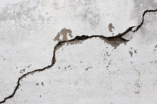 cracked wall background.