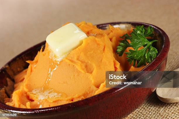 Puré De Batata Doce Ou Inhames - Fotografias de stock e mais imagens de Manteiga - Manteiga, Batata Doce, Triturado