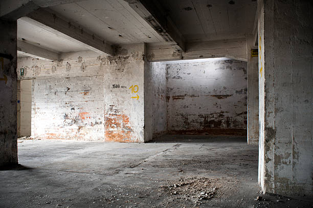 istock Old demolished and abandoned factory building 171151421