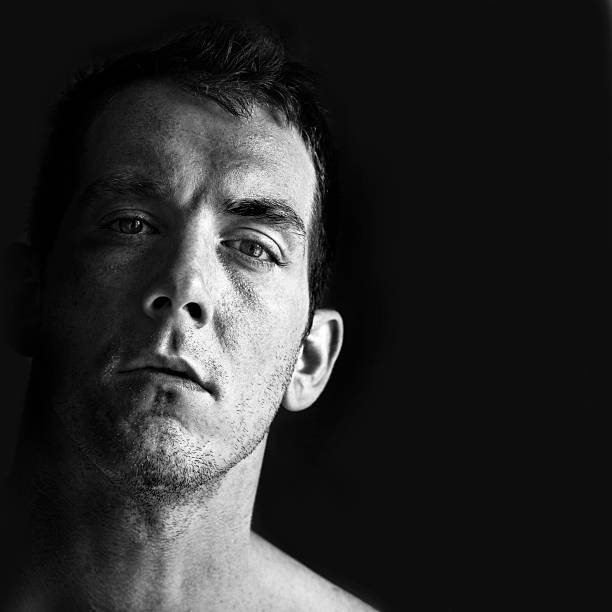 istock Black and white Portrait of a man 171151591