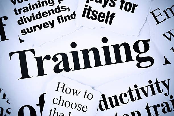 istock Newspaper headlines concerning the value of training 171151609