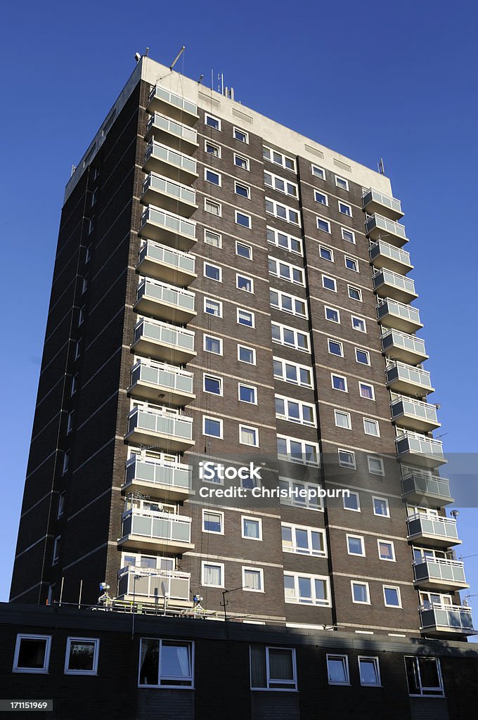 Consiglio appartamenti, Regno Unito - Foto stock royalty-free di Casa popolare