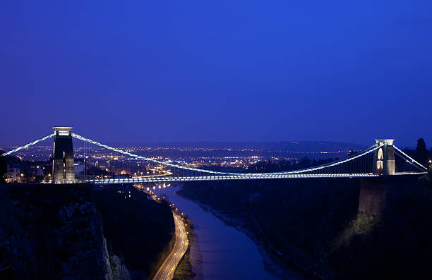 clifton 현수교 - bristol england bridge clifton suspension bridge suspension bridge 뉴스 사진 이미지