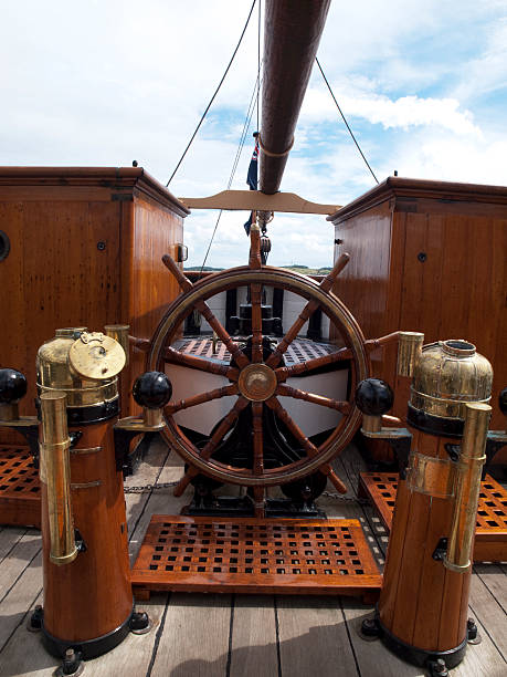 istock Steering Wheel on the RRS Discovery 171152570