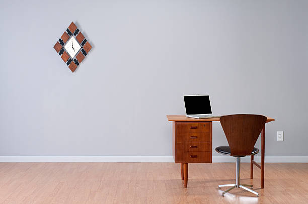 istock Danish Desk And Laptop In Empty Room. 171152647