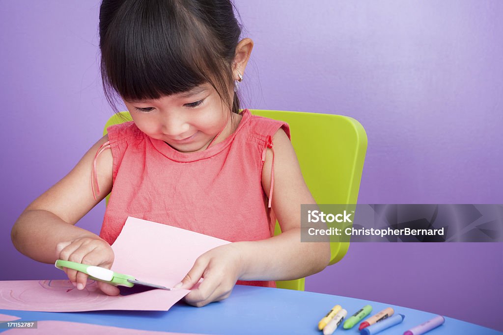 Niña para colorear y corte - Foto de stock de Niño libre de derechos