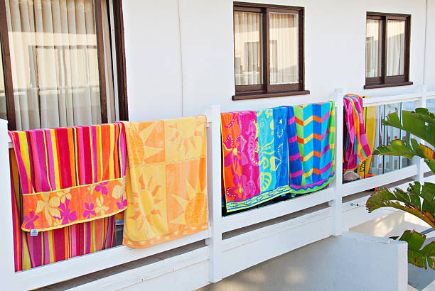 Colorful beach towel