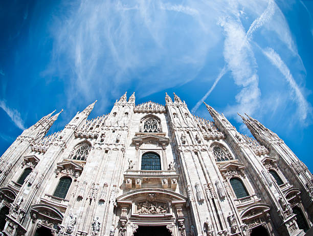 istock Milan Cathedral Dome - Italy.  Fish-eye lens. 171153126