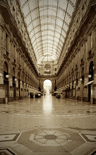 Galleria Vittorio Emanuele II. Milan, Italy.
