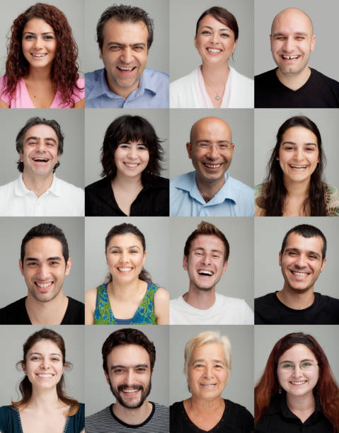 istock Collage of 16 different men and women smiling 171153187