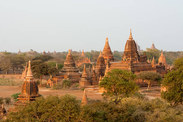 istock Pagodas at sunrise in Bagan, Myanmar 171153446