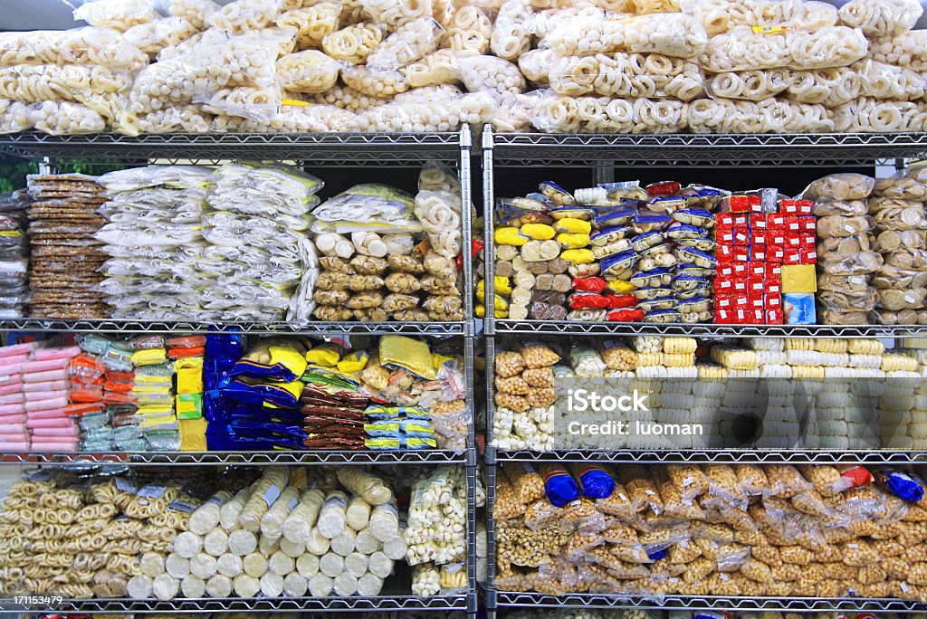 Biscuits in a supermarket Supermarket Stock Photo