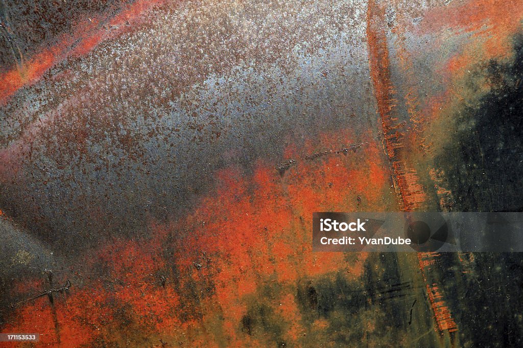 rusty en métal - Photo de Ferraille libre de droits
