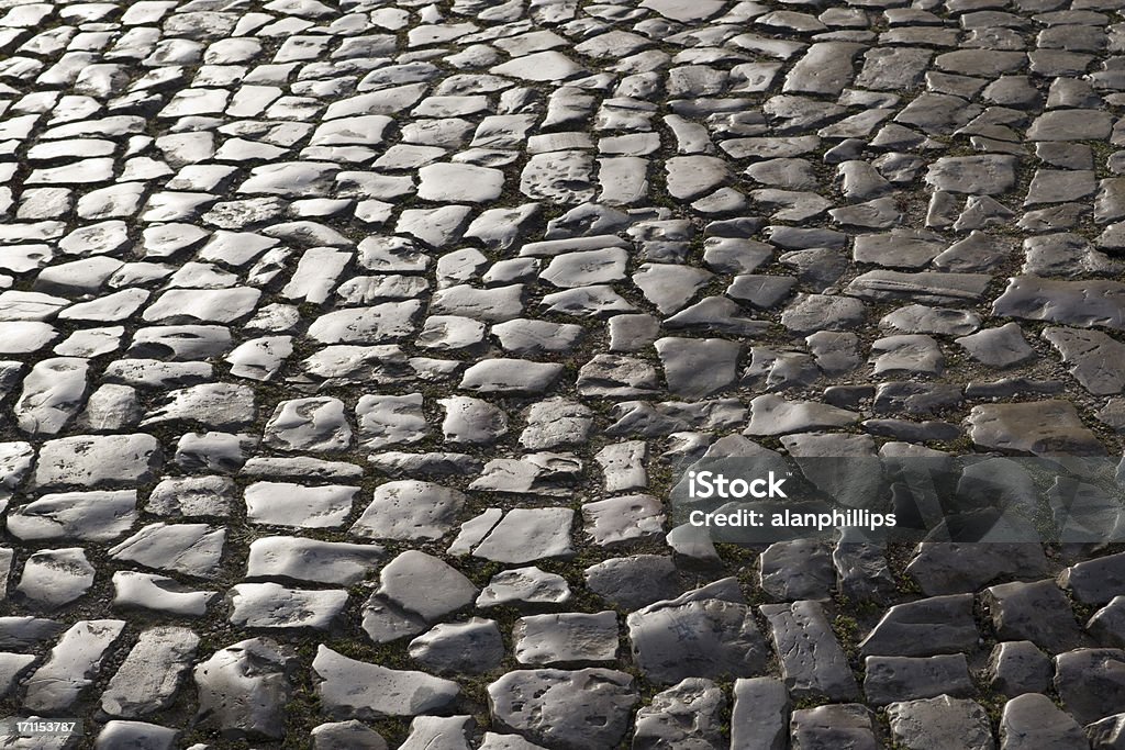 Cobblestones - Lizenzfrei Alt Stock-Foto