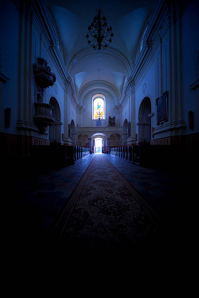 Interior of the catholic churche