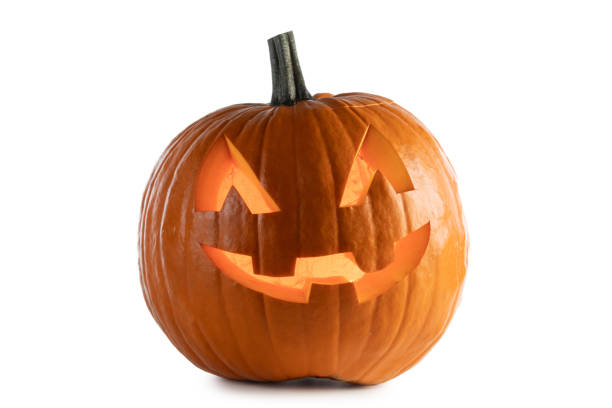 istock Carved halloween pumpkin 1711546173
