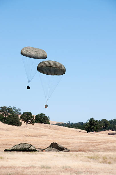 istock military air drop of four pallets 171154873