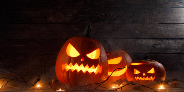 istock Halloween pumpkins head jack o lantern 1711548928