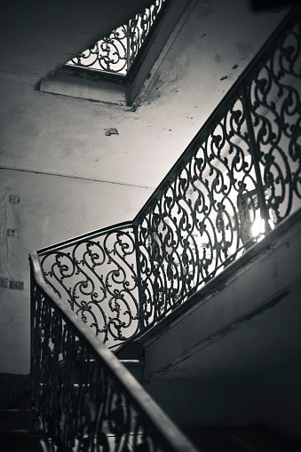 Old staircase on Italy.