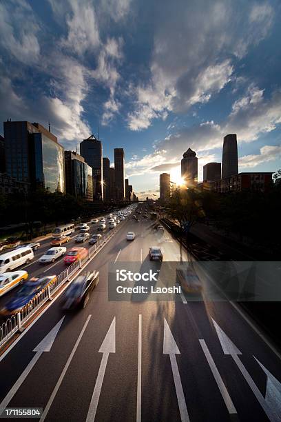 Foto de Pôr Do Sol Em Beijing e mais fotos de stock de Antigo - Antigo, China, Novo