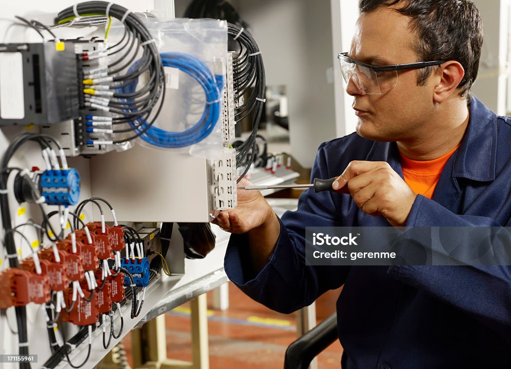 Techniker - Lizenzfrei Freizeitelektronik Stock-Foto