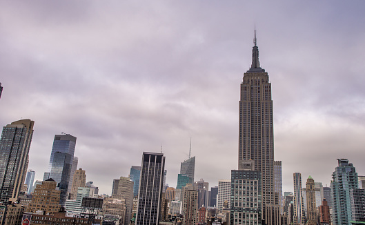 New York City - June 2013: The Empire State Building in Manhattan.