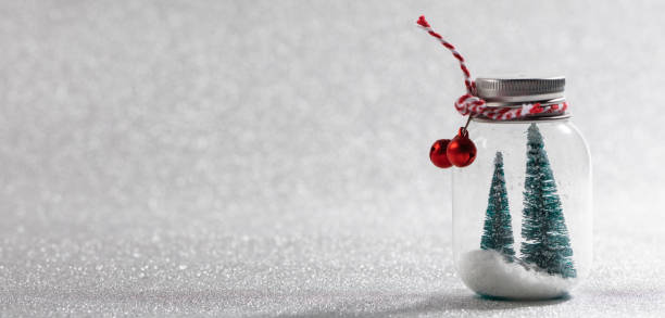 istock Christmas ornaments of glass jar 1711574285