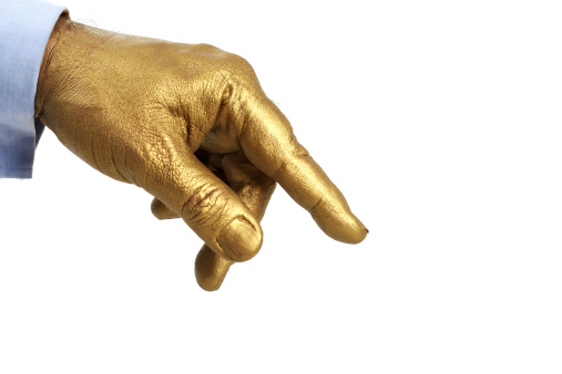 Golden Hand Serie. The Midas Touch, Straight Finger.
