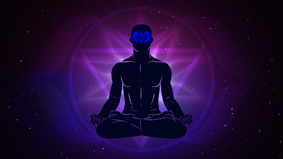 The Anja Chakra, often referred to as the Third Eye Chakra, is the sixth chakra in the traditional Indian system of chakras. It is associated with intuition, insight, and inner wisdom. Meditating on the Anja Chakra while sitting in the Lotus Pose (Padma Sana) can help you develop a deeper connection with your intuition and higher consciousness. Here's a step-by-step guide to meditating on the Anja Chakra in Lotus Pose.