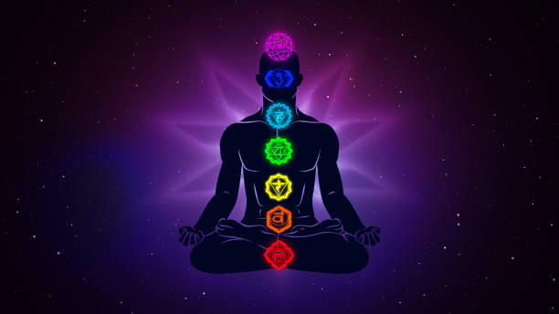 istock Seven meditation chakras in the human body 1711591895