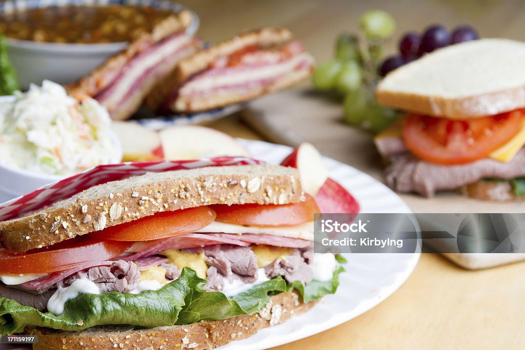 Seleção de sanduíches - Foto de stock de Sanduíche royalty-free